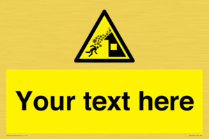 Custom warning roof avalanche